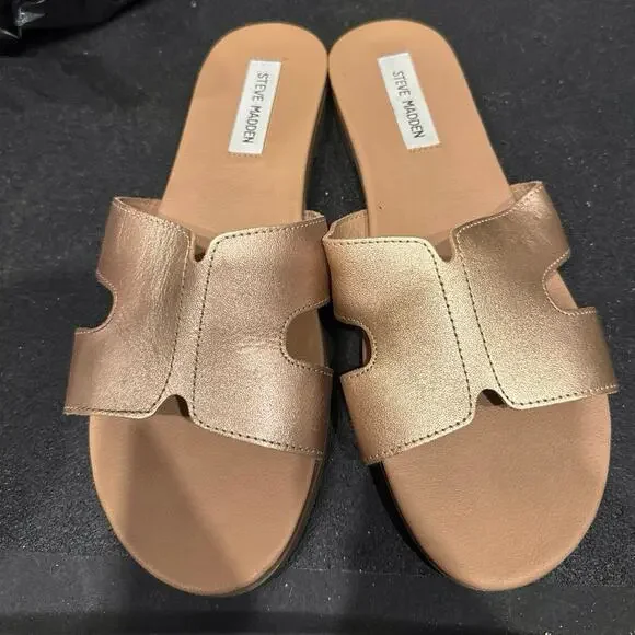 Steve Madden Leather Mules Size 10 Womans - Picture 5 of 8